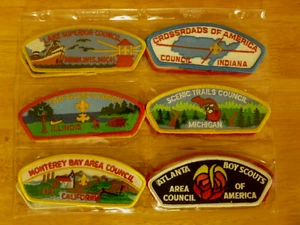 Lote de 12 parches de hombro Scouts BSA Council - Imagen 1 de 2