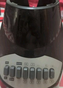 Black Decker steel color blender Motor Base Only 6 cup No Glass Tested - Picture 1 of 3