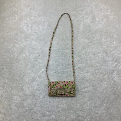 Mini Cartera/Cartera Bandolera Maggi B Para Mujer Acolchada Verde Rosa Estampado Floral  Foto 1 de 4