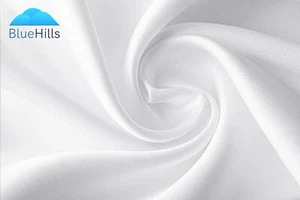 BlueHills Pure Natural Mulberry Silk Pillowcase for hair and skin Queen White - Picture 1 of 6