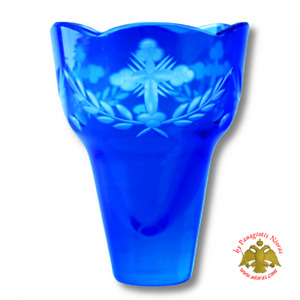 Orthodox Vigil Lamp Replacement Oil Candle Glass Cup Ersatzglas Ikonenampel Glas