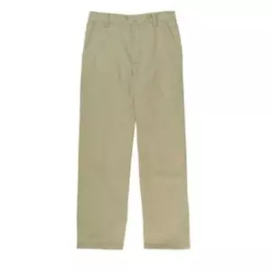 Pantalone French Toast Unisex Piatto Fronte Doppio Ginocchio Cachi Scuola Uniforme 5 Slim Nuovo - Foto 1 di 2