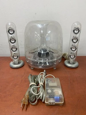 Harman Kardon SoundSticks Speakers & Subwoofer w/PA | SPK911 - Image 1 of 4