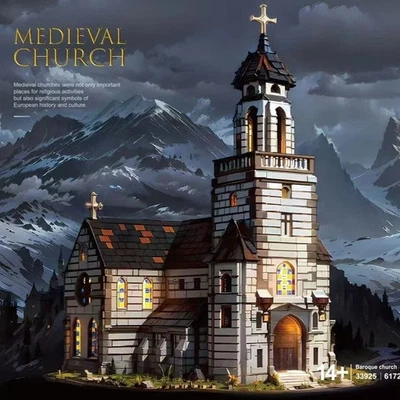 Baka 33925 - Chiesa Medievale - Nuova - 6172 Pezzi - Confezione Originale - Immagine 1 di 4