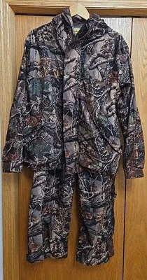 Men's Cabela's Dry Plus Mossy Oak Seclusion 3D Hooded Jacket Pant set EUC Mens L - Image 1 of 4