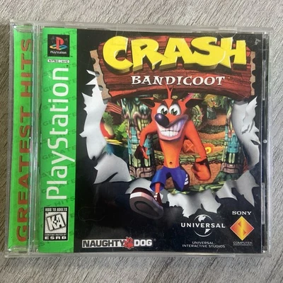 Crash Bandicoot (PlayStation 1, 1996) PS1 Complete Tested - Image 1 of 4