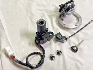 16-20 Kawasaki ZX10R ZX10 Ninja OEM Ignition Switch Set Rear Seat Lock Latch Key - Picture 1 of 9