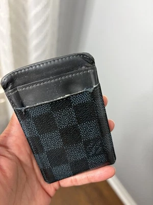 Louis Vuitton Money Clip Porte Carte Black Damier Graphite - Image 1 of 4