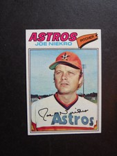 1977 Topps Baseball Card #116 Joe Niekro Houston Astros