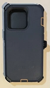 Otterbox Defender Series Phone Case For iPhone 14 Pro Suede Shoes Blue - Picture 1 of 1