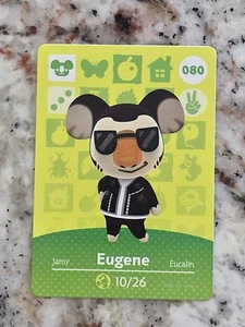 Eugene #080 Animal Crossing Amiibo Authentic Nintendo Mint Karte aus Serie 1 - Bild 1 von 2