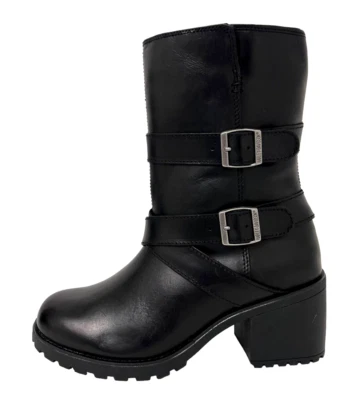 Harley-Davidson Women's LaLanne Black Motorcycle Ridding Boots size US 8.5 - Image 1 of 4