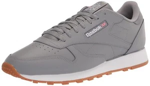 Reebok Unisex Classic Leather Sneaker, Reefresh Pure Grey/White/Gum, 13 US Men - Picture 1 of 7