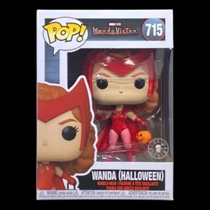 Funko Pop + Protector! Marvel #715 WandaVision - Wanda (Halloween) *Mint* - Picture 1 of 12