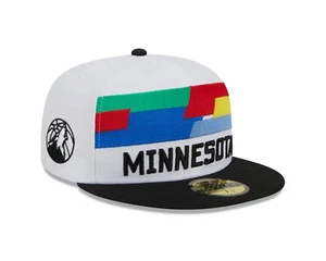 Minnesota Timberwolves New Era City Edition  59FIFTY Fitted Hat-White - Picture 1 of 7