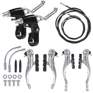 Mountain Bike V Brake Caliper Set  Front and Rear V-Brake Replacement with Cable - Picture 1 of 35