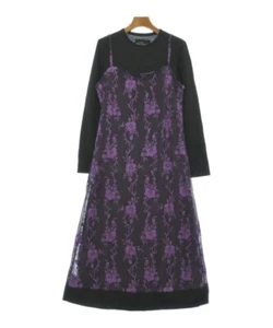 tricot COMME des GARCONS Dresses BlackxPurple(Flower Pattern) 2200558300036 - Picture 1 of 7