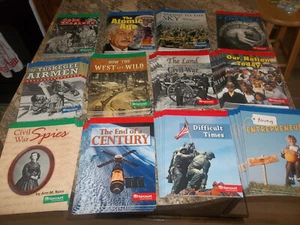 Lot 0f 68 - Harcourt Leveled Readers History - Classroom or Homeschool - 12 Titl - Picture 1 of 12