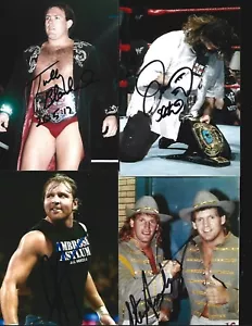 20 FOTOS FIRMADAS LEYENDAS DE LUCHA BELAIR AMBROSE MANKIND BECKY LYNCH MIZ BRITO - Imagen 1 de 5
