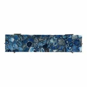 24"x18" Blue Agate Console Table, Agate Side Table, Random Agate End Table Tops - Picture 1 of 3