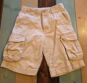 Boy's Lands End Cargo Shorts With Adjustable Waist Size 8 - Picture 1 of 4