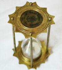 Reloj de arena náutico de latón antiguo, reloj de arena coleccionable,...