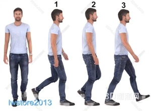 1/64 1/87 1/43 1/18 1/24 Casual Man Scene Miniatures Figures Model For Cars Toys - Picture 1 of 1