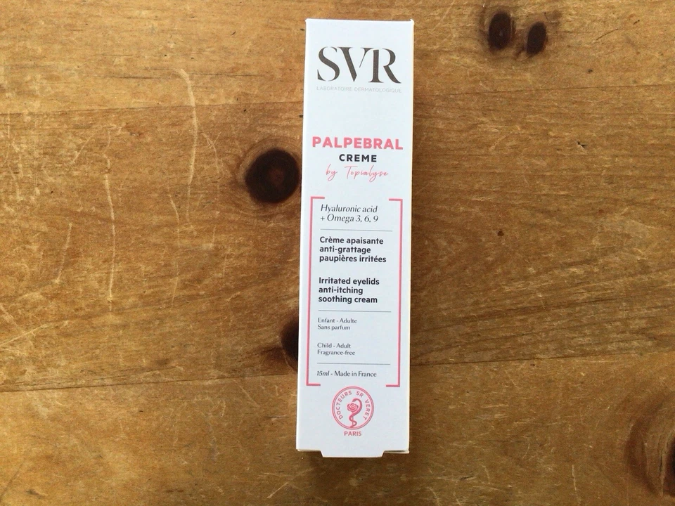 SVR Palpebral Creme by Topialyse 15ml Irritated Eyelids Anti-Itching Cream 05/24 - Image 1 of 1