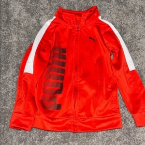 Puma Red Track Jacket size 4 - Picture 1 of 5