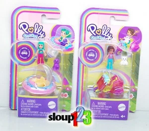 *POLLY POCKET MICRO CARS - DONUT SAUCER & POPSICLE TRICYCLE* - Picture 1 of 2