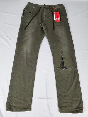 Diesel Krooley-E-NE Jogg Jeans Sweat Jeans Grün Größe 32/32  2A - Bild 1 von 4