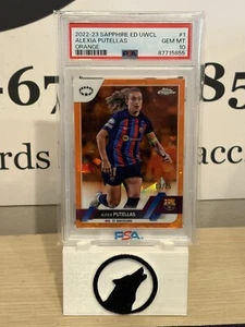2022-23 Topps Chrome Sapphire UEFA Women's Alexia Putellas Orange /25 PSA 10 - Bild 1 von 3