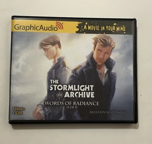 Words of Radiance Book 3 Audiobook CD Set Graphic Audio The Stormlight Archive - Picture 1 of 4
