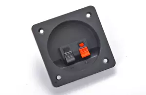 Caja de subwoofer terminal A - taza de 4"" - corte de orificio de 2,75"" empuje negro y rojo - Imagen 1 de 1