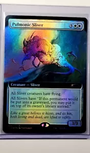 2022 MTG Magic the Gathering Secret Lair Drop Foil #613 Pulmonic Sliver Ext Art - Picture 1 of 2