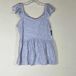 Art Class Girls Gray Tank Top with Keyhole back Design - Size XXL (18) - Picture 1 of 3