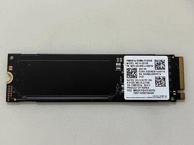 Samsung 512GB PM991a M.2 PCIe NVMe SSD 2280 Solid State 3100MB/s MZVLQ512HBLU - Image 1 of 4