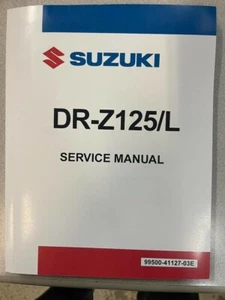2003 2004 2005 2006 2007 2008 Suzuki DR-Z125/L Service Shop Repair Manual New - Picture 1 of 5