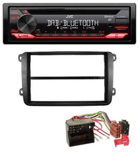 JVC CD DAB USB Bluetooth MP3 Autoradio für VW Golf V VI Touran Passat 3C Caddy E - Bild 1 von 7