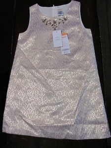 SALE!! Gymboree 6 Mädchen Glanz Gold Brokat Edelstein Kleid NEU Weihnachten Feiertage - Bild 1 von 4