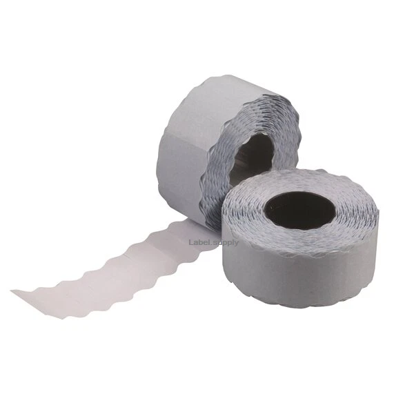 LABELS AND TILL ROLLS Puma PJ6 / PJ8 - 15.000 weiße permanente Preisauszeichnung Preisetiketten - CT4 26 x 12 mm