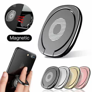 Supporto Cellulare 360° Supporto Universale Anello Impugnatura Dita Metallo Supporto Magnetico - Foto 1 di 15