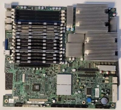 Intel S5400SF Server Mainboard D87491-407 with 2x Xeon CPU 3.16ghz 8gb Ram - Image 1 of 4