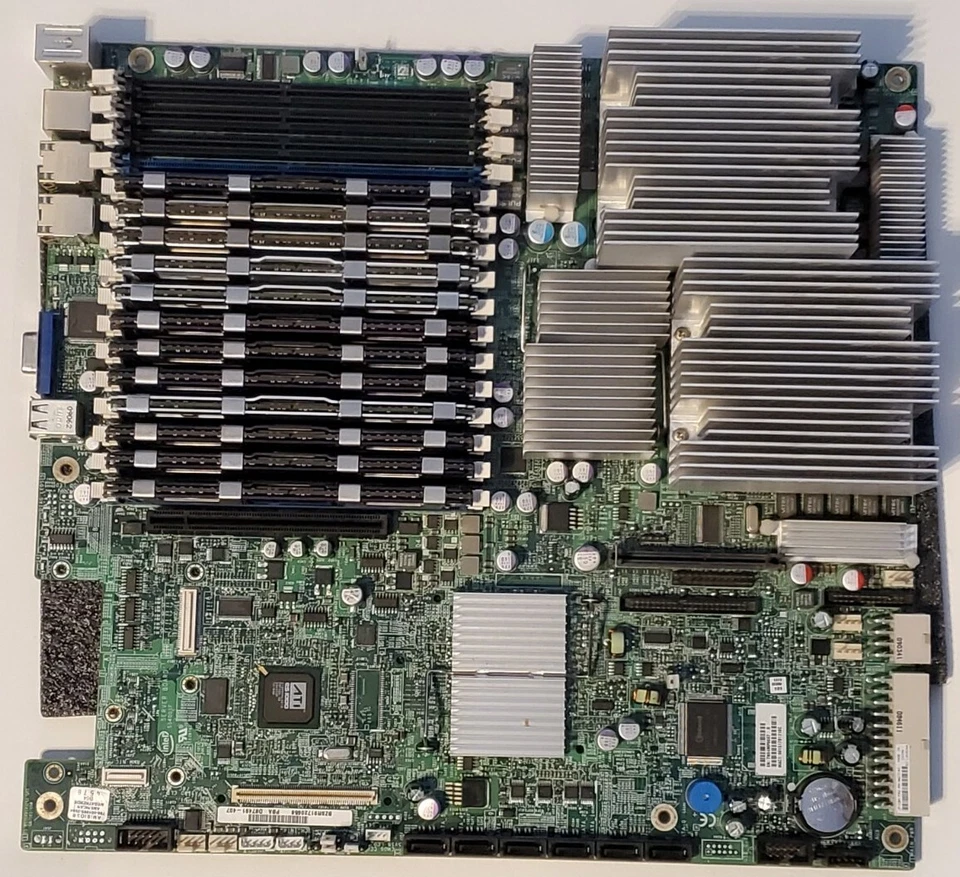 Intel S5400SF Server Mainboard D87491-407 with 2x Xeon CPU 3.16ghz 8gb Ram - Image 1 of 4