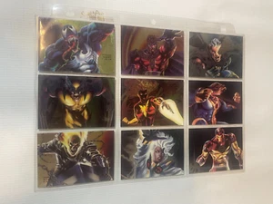 1994 MARVEL UNIVERSE FLAIR ANNUAL COMPLETE POWER BLAST SET #1-18 - Picture 1 of 4