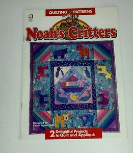 1993 Noah's Critters Quilt Patterns Booklet from House of White Birches - Picture 1 of 13