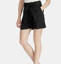 Ralph Lauren black dress shorts with tie belt