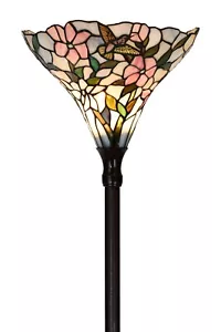 Flower Tiffany Style Floor Lamp 14 inch Wide - Picture 1 of 4