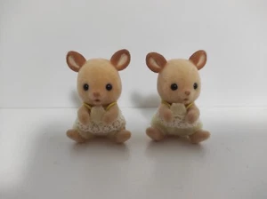 Set of 2 Sylvanian Families BABY BUCKLEY DEER Calico Critters Toy Figure - Picture 1 of 2