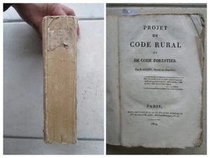 ARDANT : PROJET DE CODE RURAL ET DE CODE FORESTIER, 1819. - Imagen 1 de 24